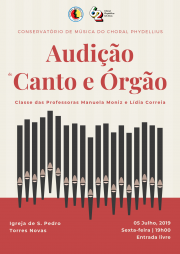 Audição de Canto e Órgão