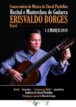 Recital e Workshop de Guitarra com Erisvaldo Borges