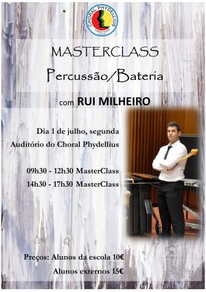 Masterclass de Percussão/Bateria