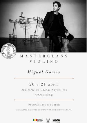 Masterclass de Violino - Miguel Gomes